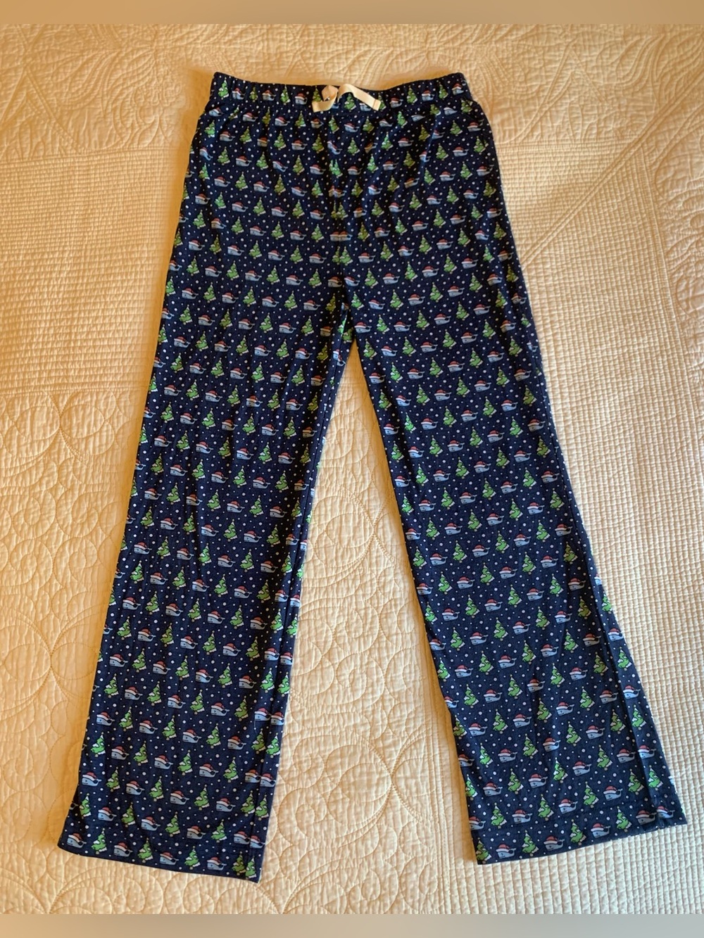 Vineyard Vines Santa Whale & Christmas Tree Lounge Pajama Pants